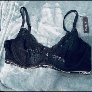 Lounge wear black lace bra never worn